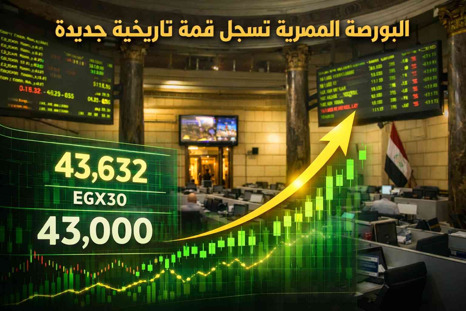 البورصة المصرية تسجل قمة تاريخية غير مسبوقة
