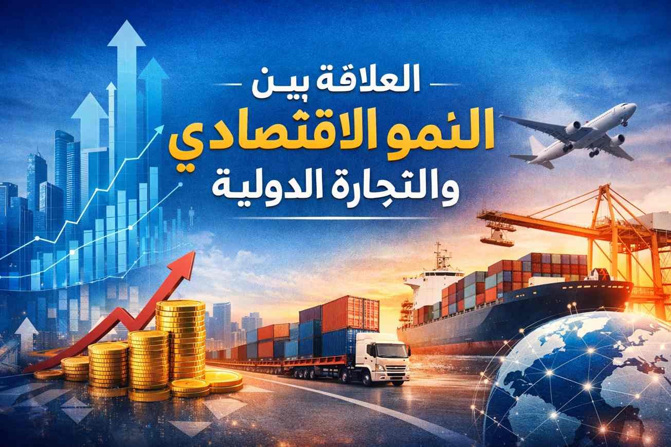 العلاقة بين النمو الاقتصادي والتجارة الدولية
