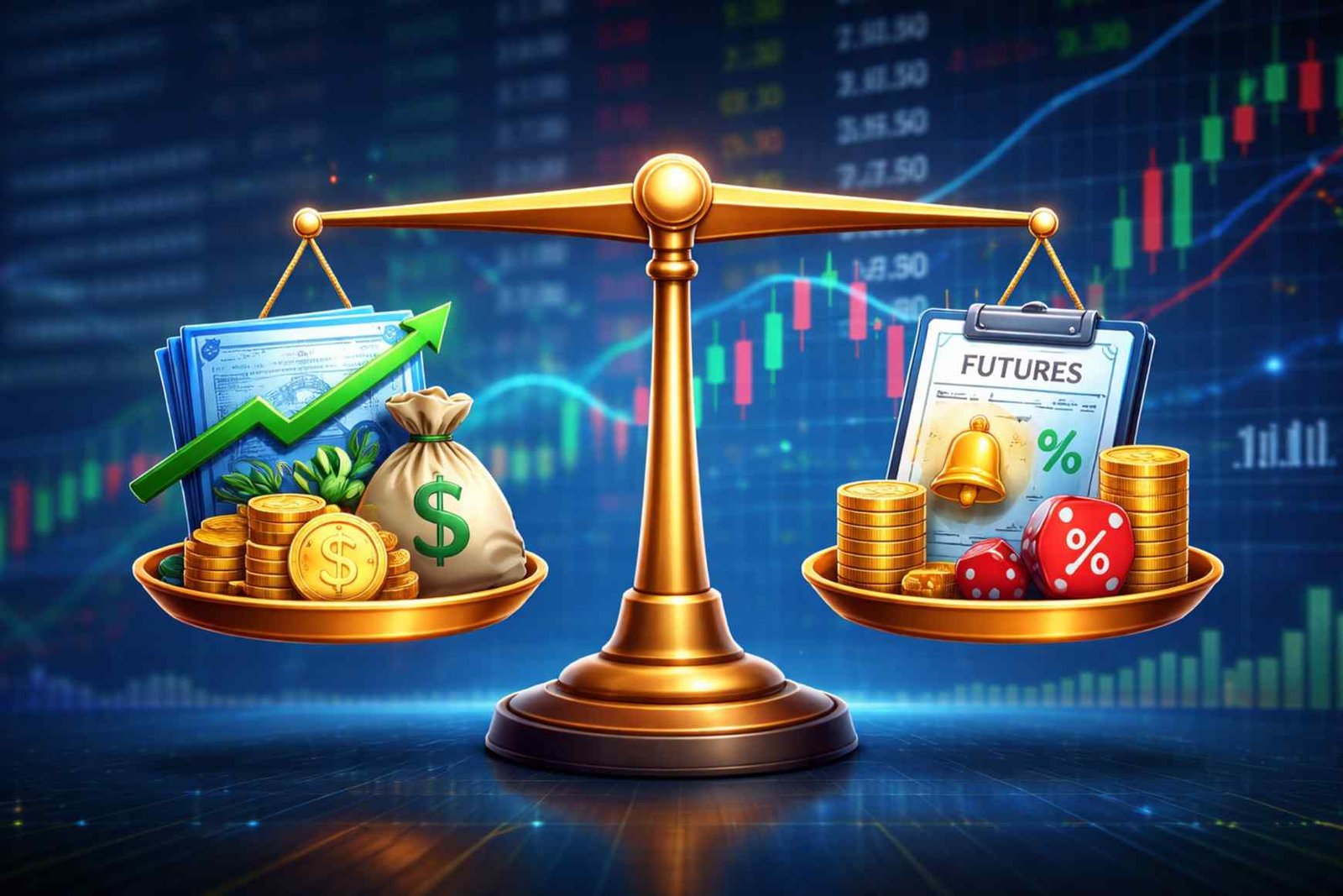 تداول الأسهم أم العقود المستقبلية