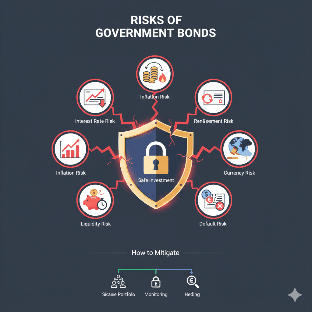 مخاطر الاستثمار في السندات الحكومية